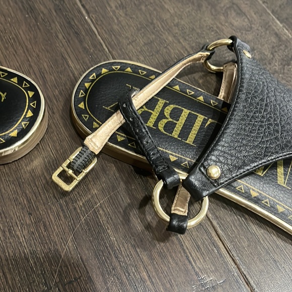 Sam n Libby Black Dress Flats sz 8 - Picture 4 of 5